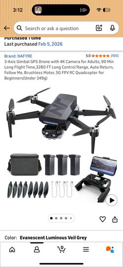 GPS Drone with 4K Camera