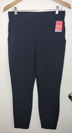 NWT Spanx Perfect Ankle Pant Slim Straight in Classic Navy size Large