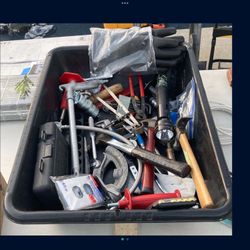 Tool Sale! Cleaning Out Garage! Bin Of Tools 