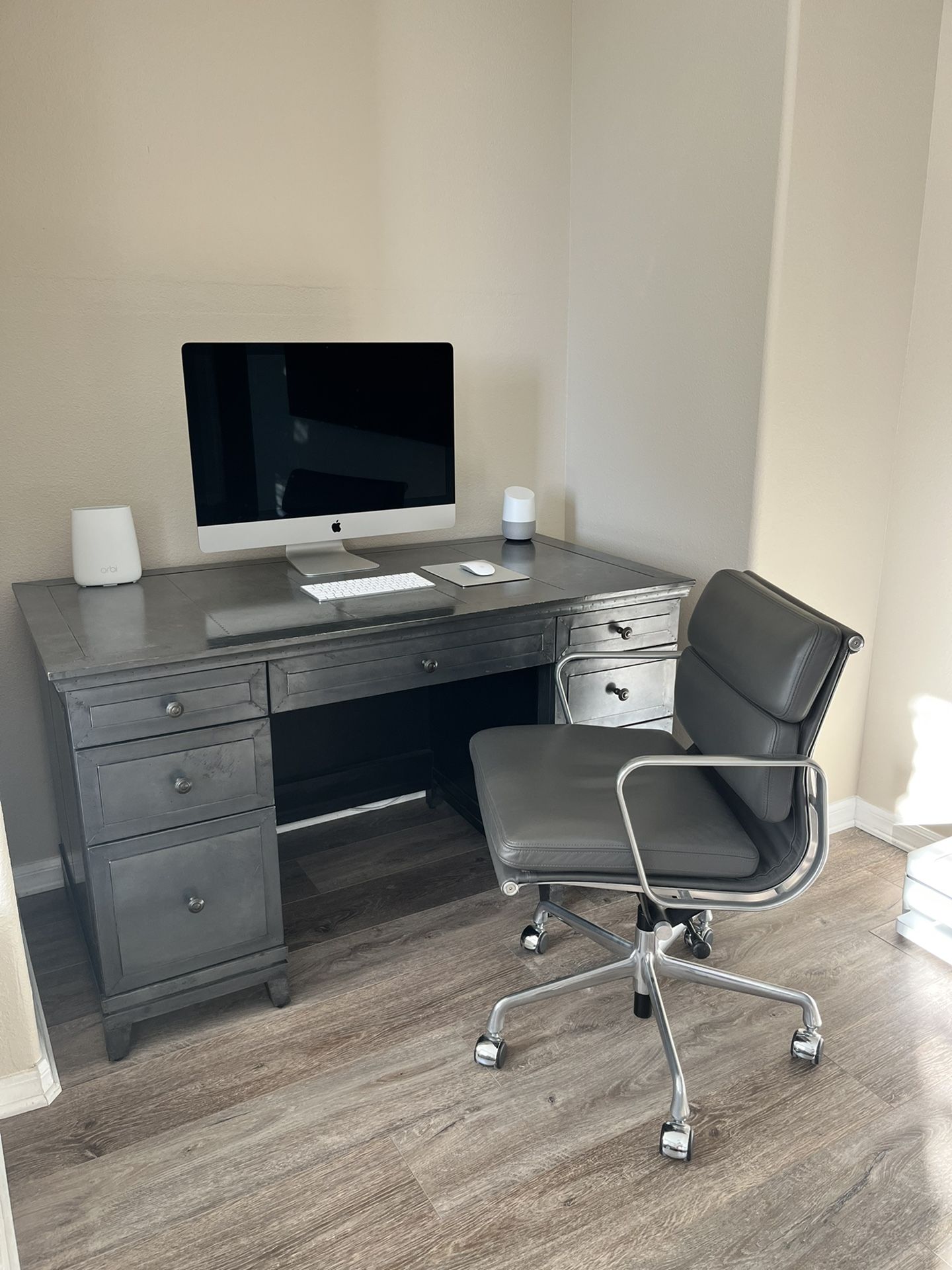Restoration Hardware Metal Desk