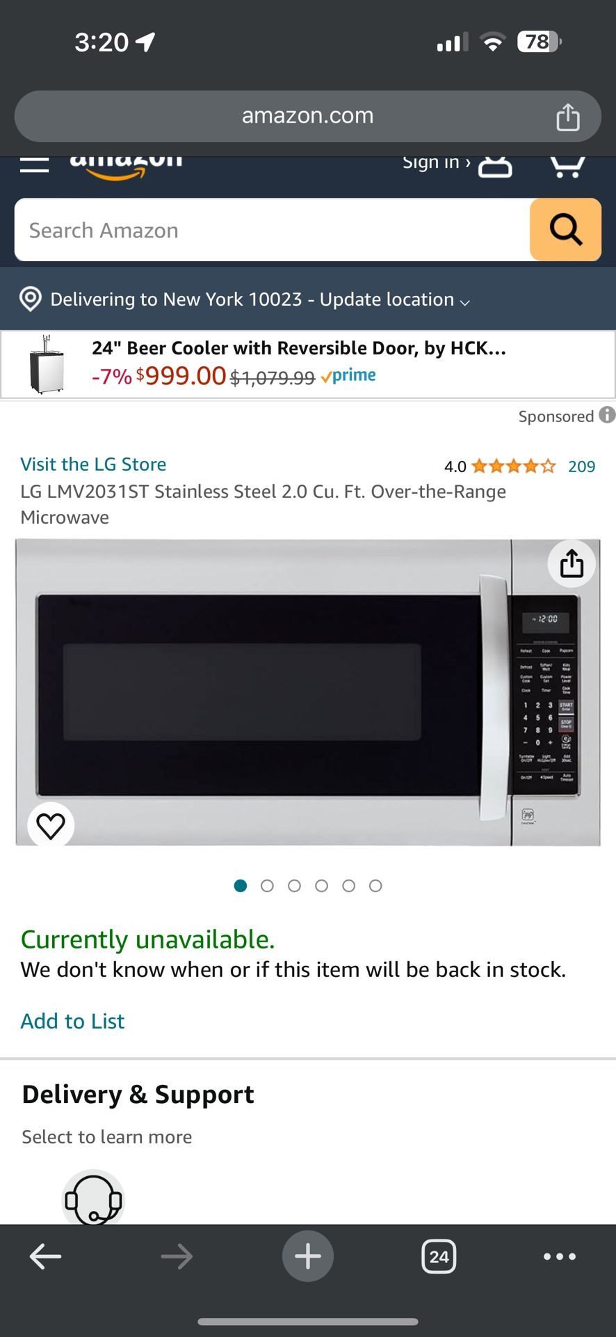 Hood Microwave