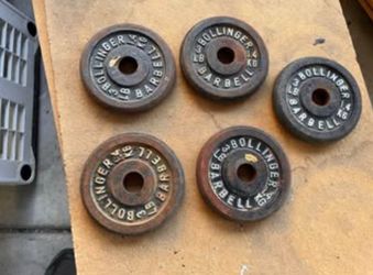 Bollinger Barbell Weight Plates Set of 5