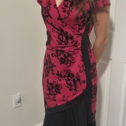 Vintage Red Mermaid Dress