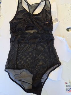 Black Lace Teddy Medium Lingerie $20