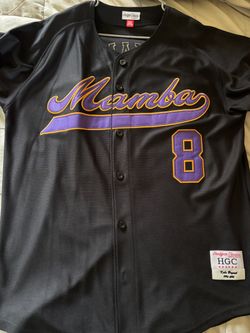 Men’s Kobe Bryant baseball jersey
