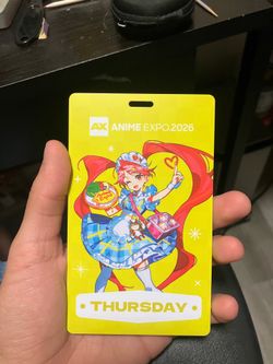 Anime expo 2026 badge for Thursday