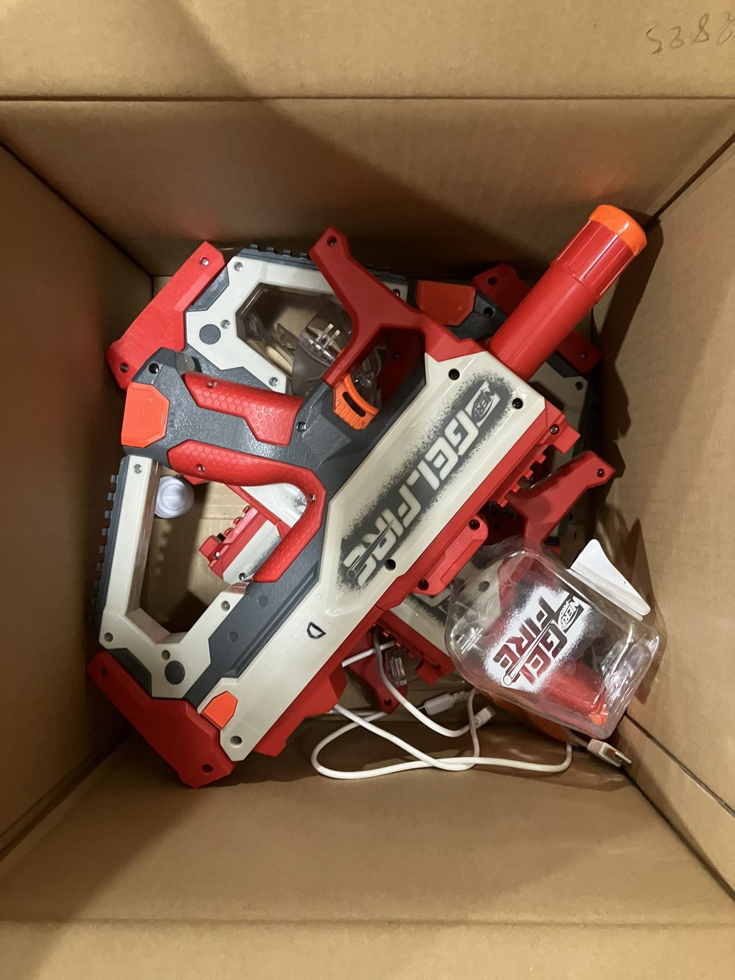 3x Nerf Gel Fire Guns