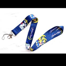 Sailor Moon- Blue - Lanyard Keychain USB Holder
