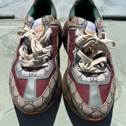 Gucci Rhyton Beige Brick Red 