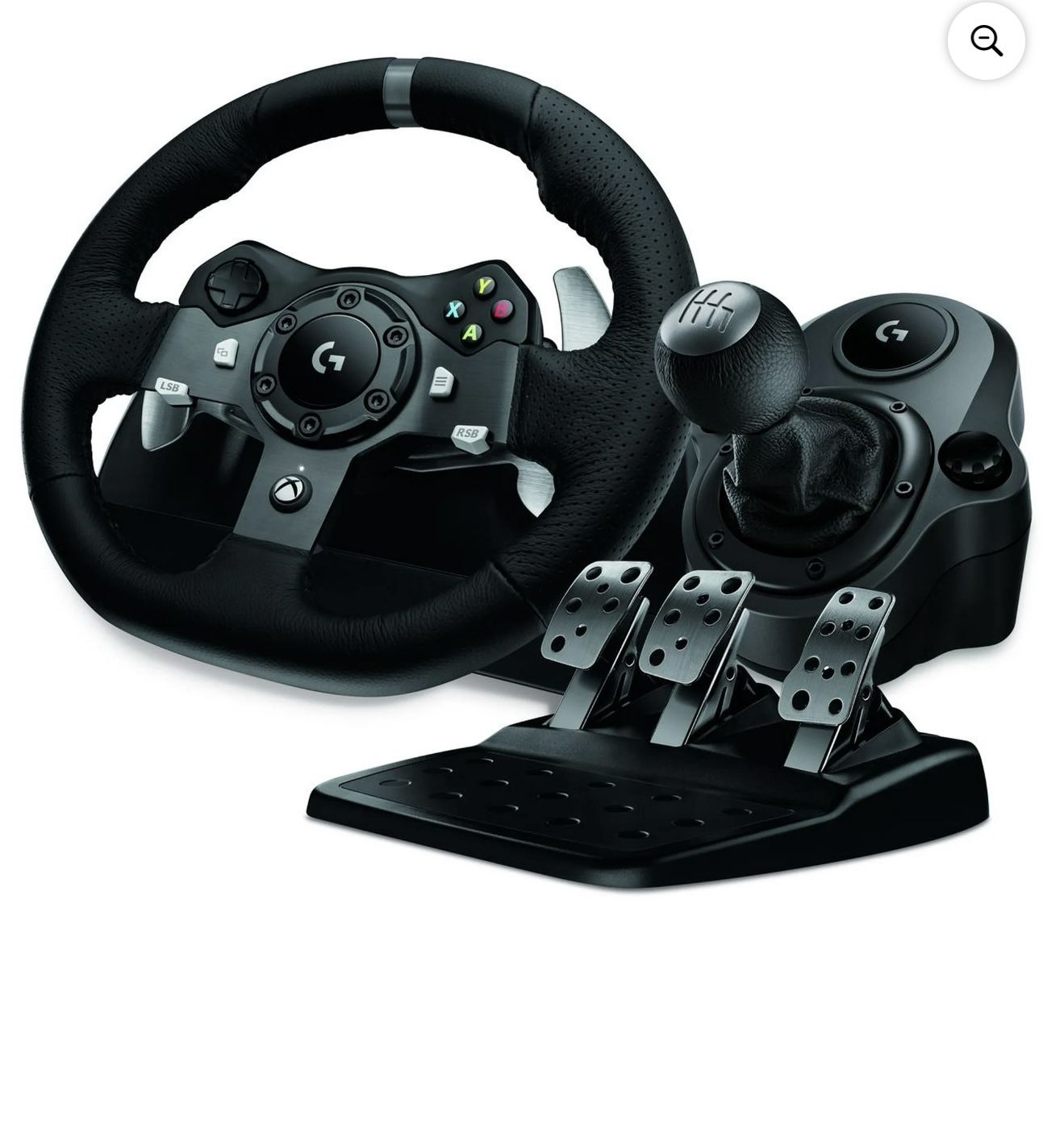 Logitech G920 Wheel and Shifter Bundle for XBOX