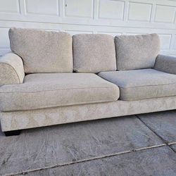 Clean Condition ✅️ Soft To The Touch Creme Beige Couch Sofa 1pc