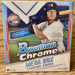 2021 Bowman Chrome Baseball Mega Box Brand New Sealed