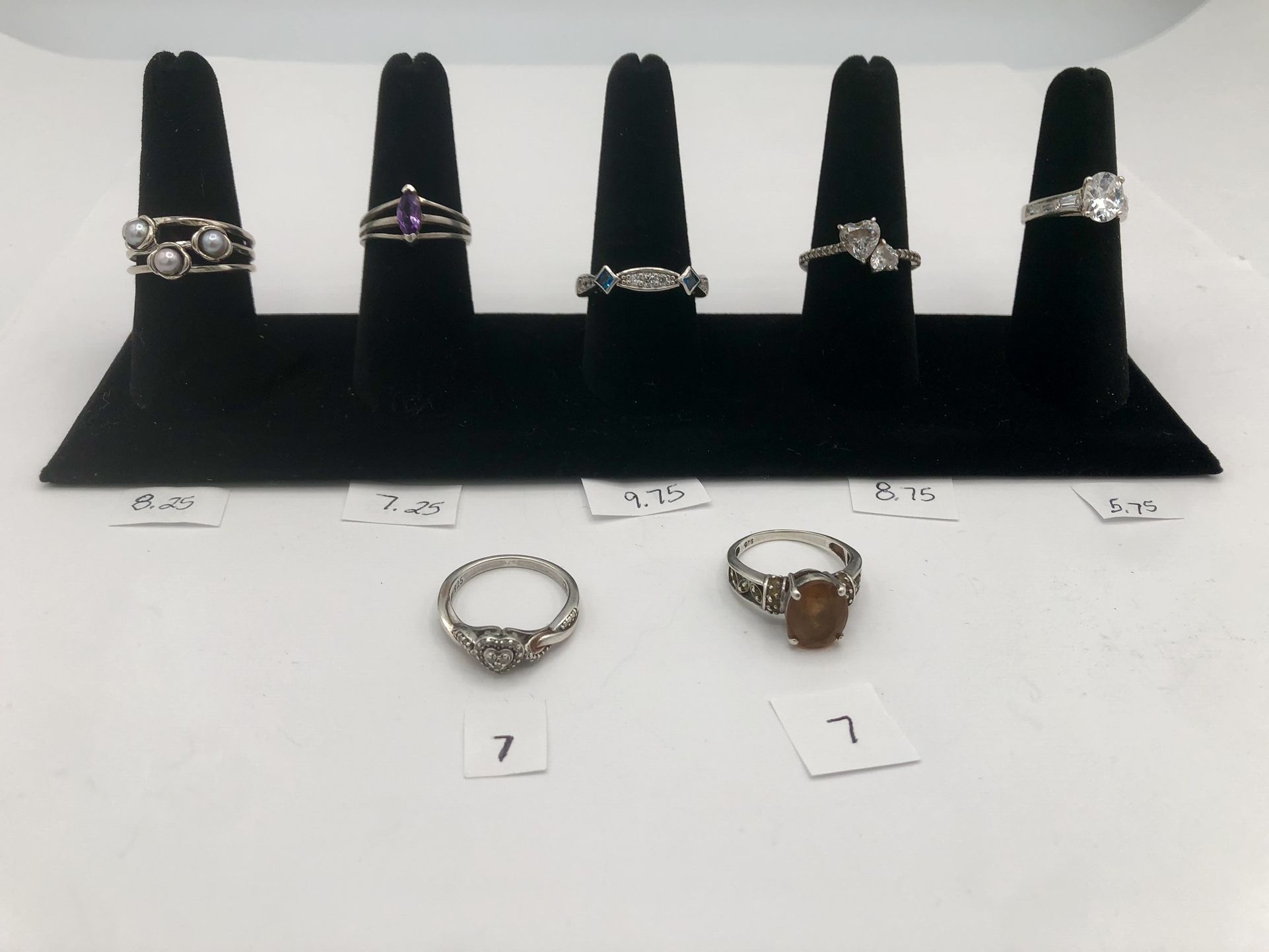Sterling Silver Rings $20 Each