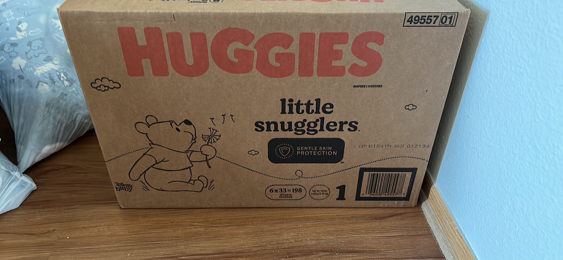 Size 1 Diapers Unopened Huggies