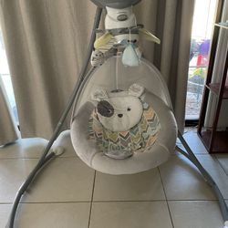 Fisherprice Snugapuppy Baby Swing