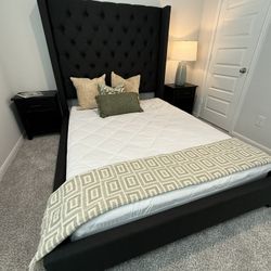 New Queen Size Talk Bed Frame- Mattress Set Not Included