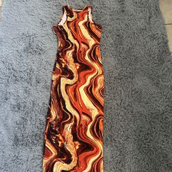 Long Open Back Dress