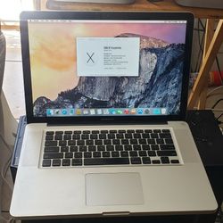 Macbook Pro 15-inch 2.26GHZ 4gb Ram, 320gb Hard Drive 