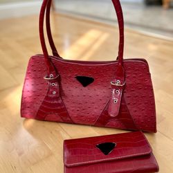 “Name-brand” handbag & matching Wallet Set