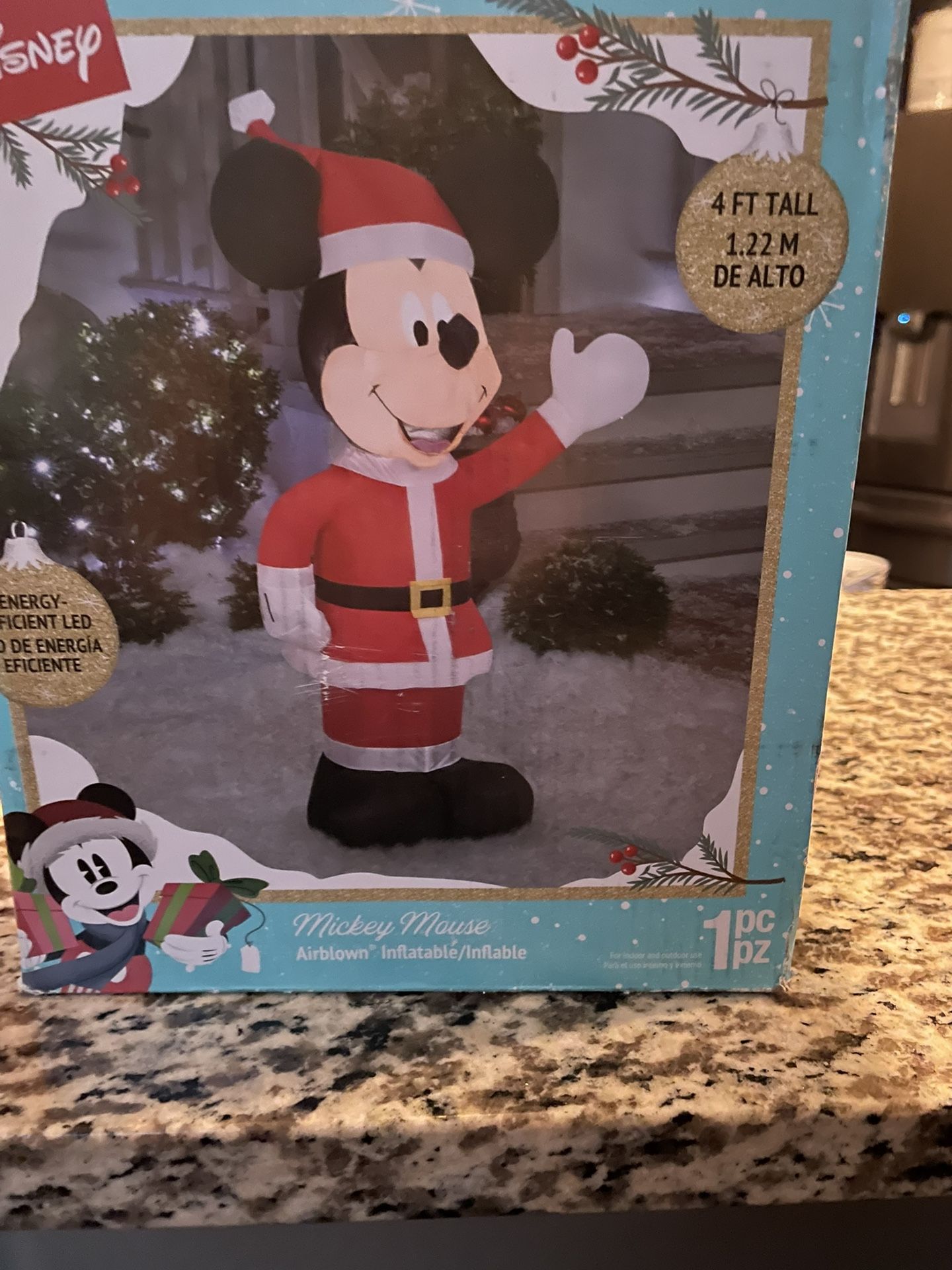 Waving Mickey Mouse Inflatable 4ft Tall