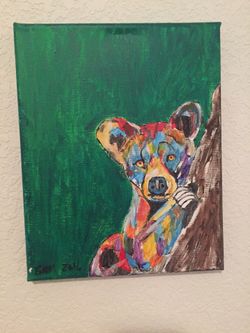 Original 8in x 10in canvas painting