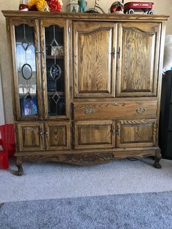 Oak Entertainment Center