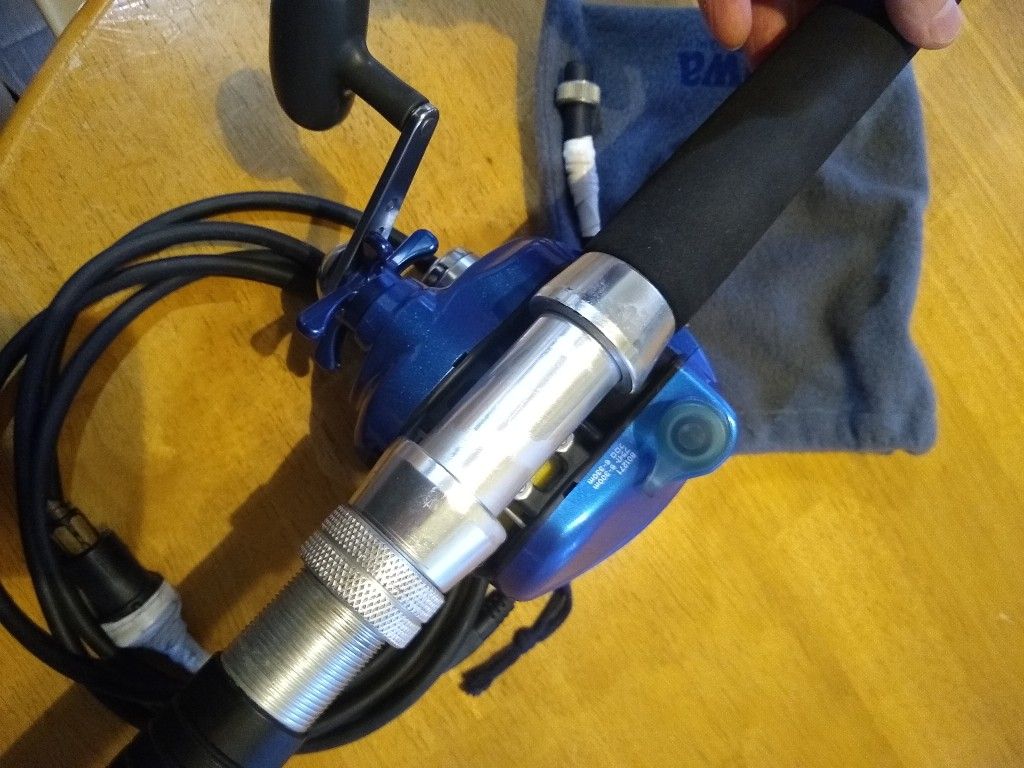 Diawa 500FE Electric Reel and Lamiglas Halibut Rod Combo for