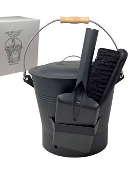  Black Ash Bucket with Lid