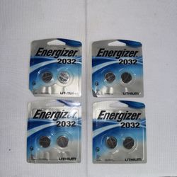 🔋 Energizer CR2032 Lithium Batteries – 4 Packs (2-Count Each) 🔋