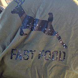 Fast Food Deer Hunting Shirt XL