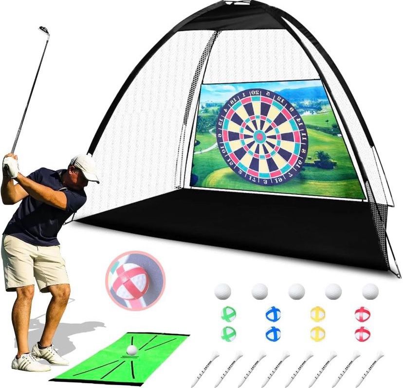 10x7ft Practice Golf Net Set
