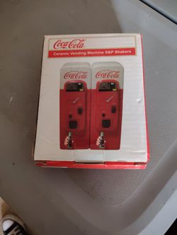 Vintage Coca-cola Salt N Pepper Shakers
