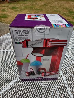 Nostalgia Brand 50's Style Snow Cone Maker, NEW