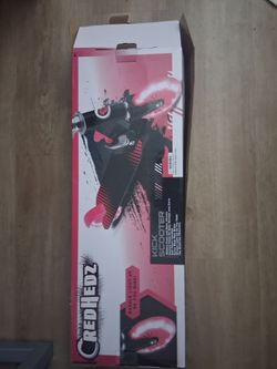CredHedz pink kick scooter
