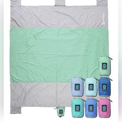 Seaview 180° Beach Blanket Waterproof Sandproof Extra Large 6"x7"