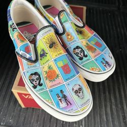 Loteria Slip On vans Size 10 