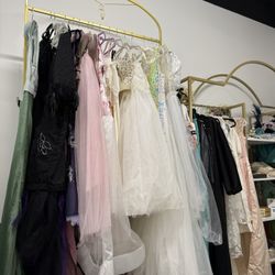 Tall Gown Stand Gold Color 