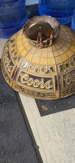 Coors vintage hang light
