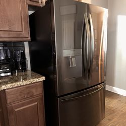 LG Stainless Black Fridge 