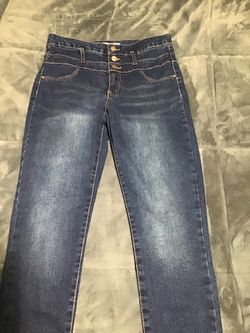 Refuge 3 button high waist jeans