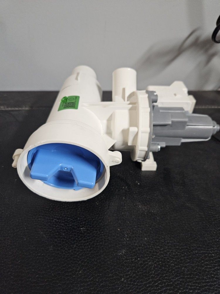 Part NUMBER WH11X29539 Drain Pump & Filter - Black/Blue/White