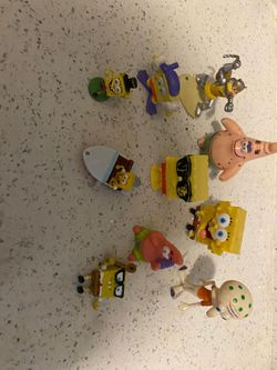 SpongeBob SquarePants Mini Figures Lot