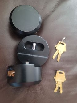 Pomunty 3 Pack Puck Locks for Trailers Keyed Alike 2-7/8” 4 keys