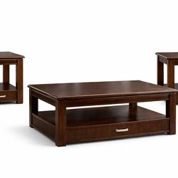 Lift top Coffee table set with storage