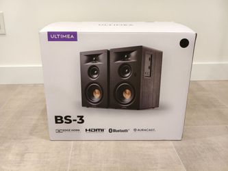 New Open Box Ultimea BS-3 Bookshelf Speakers
