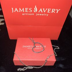 James Avery Sterling Silver Charm’s Necklace 