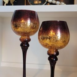 2 Gorgeous Candle Holders 