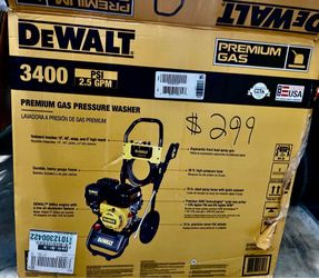 DeWalt 3400PSI Gas Pressure Washer
