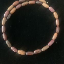 Stylish Brown Beaded Wrap Around Choker