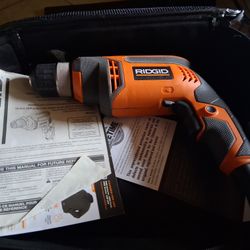 Ridged 8 Amp  3/8 / Corded Drill